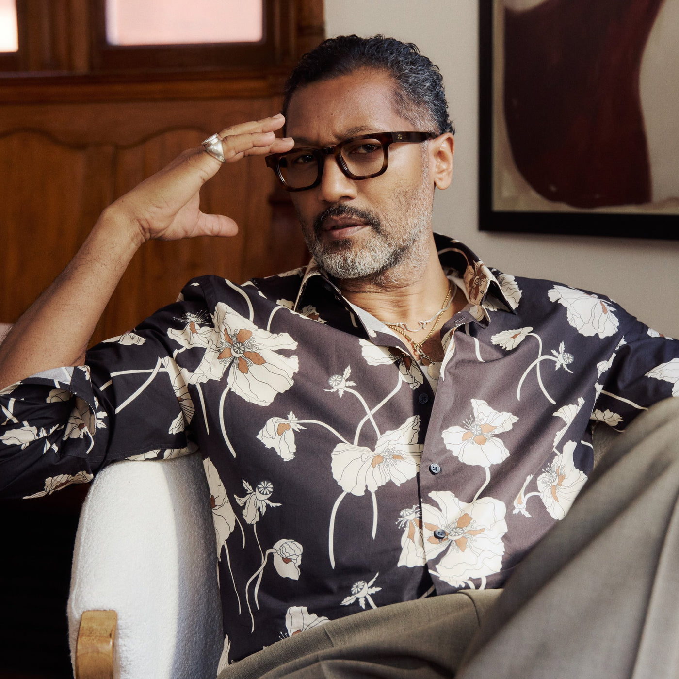 Émile Blue Light Clear Dark Grey