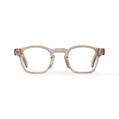 Photo of a pair of Enzo Clear Mocha Reading Glasses by FrenchKiwis