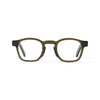 Enzo Clear Olive Reading Glasses