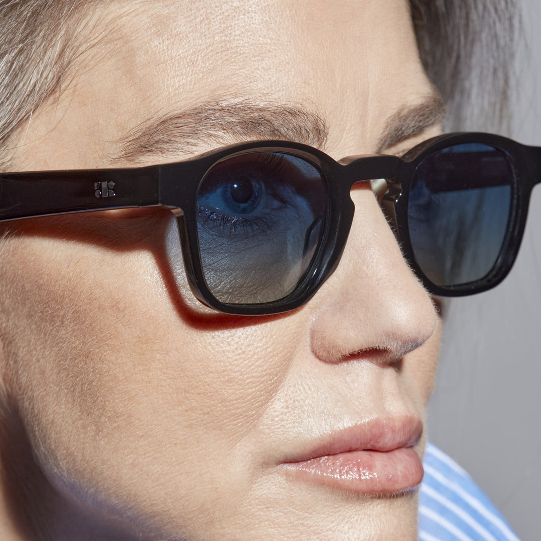 Enzo Dark Blue Cobalt Stylish Polarized Sunglasses Sunglasses