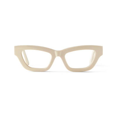 Photo of a pair of Jade Cream Reading Glasses by FrenchKiwis