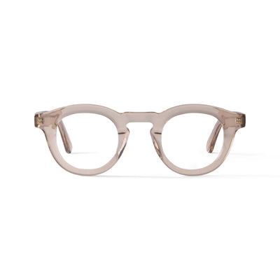 Photo of a pair of Jude Clear Mocha Reading Glasses by FrenchKiwis