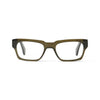 Leon Clear Olive Reading Glasses