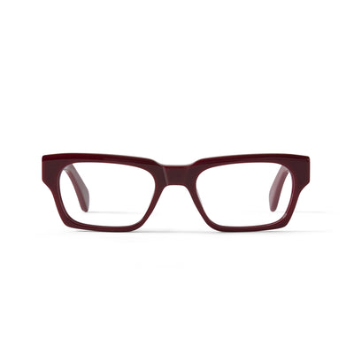 Photo of a pair of Leon Dark red Reading Glasses by FrenchKiwis