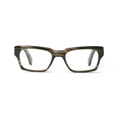 Photo of a pair of Leon Clear Grey Marble Reading Glasses by FrenchKiwis
