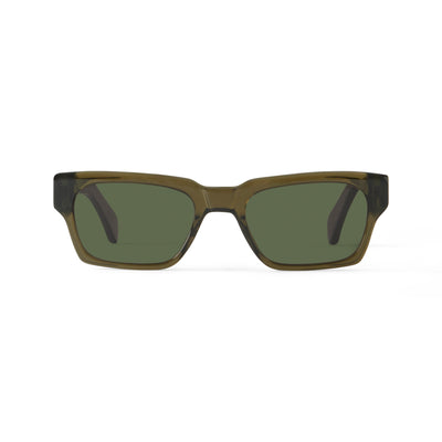 Photo of a pair of Leon Sun Clear Olive Sun Glasses by FrenchKiwis