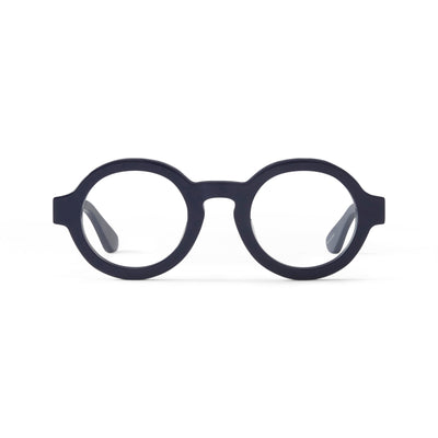 Photo of a pair of Lola Dark Blue Cobalt Reading Glasses by FrenchKiwis