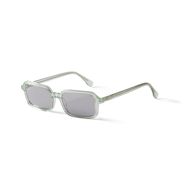 French Kiwis Lou Sun Clear Mint Women's Chic Blue Sunglasses