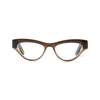 Photo of a pair of Marion Gradient Brown Reading Glasses by FrenchKiwis