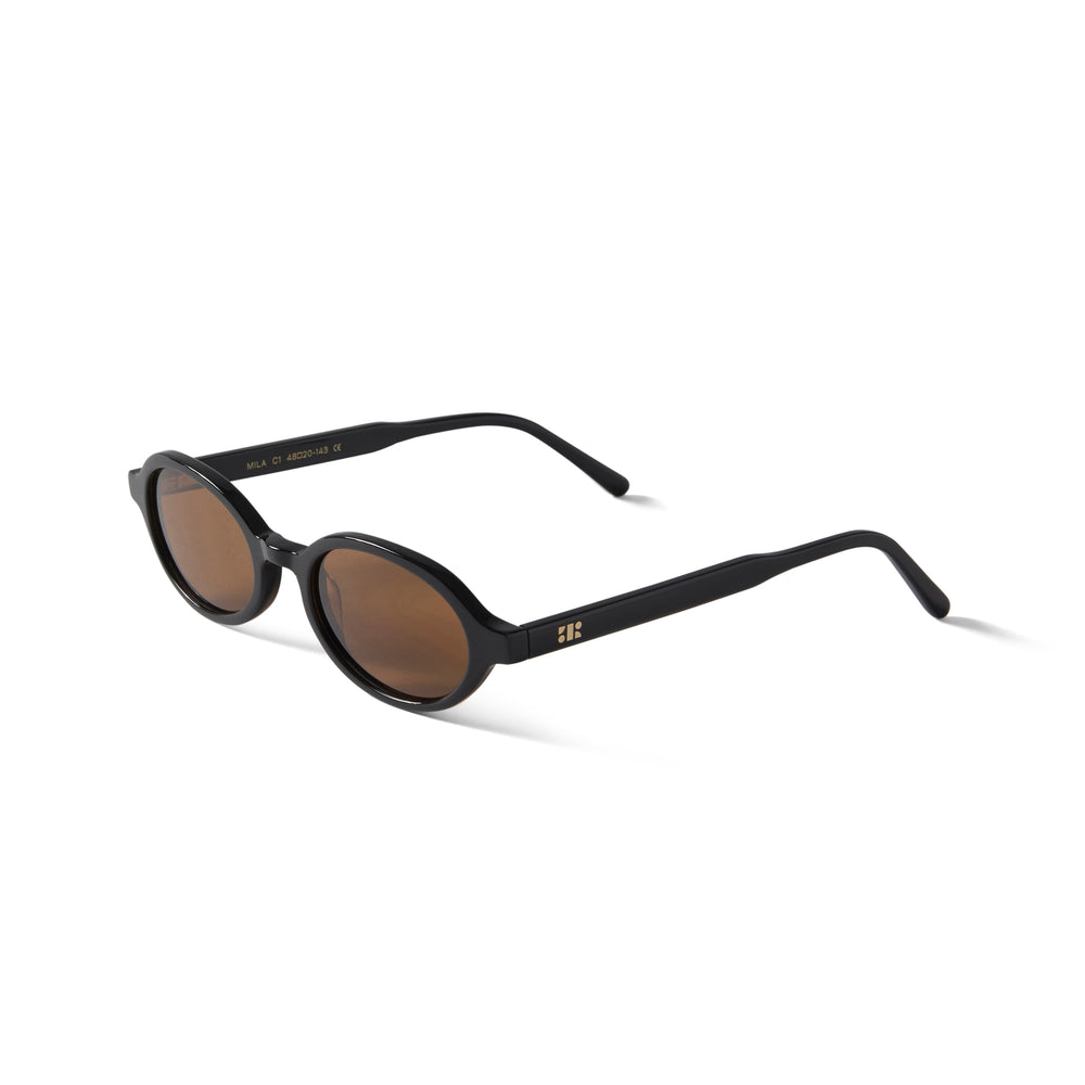 French Kiwis Mila Black UV Protection Sunglasses