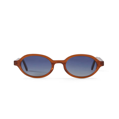 Photo of a pair of Mila Sun Honey Brown Sun Glasses by FrenchKiwis
