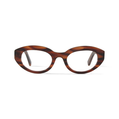 Photo of a pair of Monroe Brown Marble Reading Glasses by FrenchKiwis