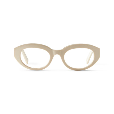 Photo of a pair of Monroe Cream Reading Glasses by FrenchKiwis