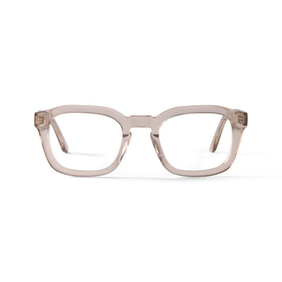 Photo of a pair of Oscar Clear Mocha Reading Glasses by FrenchKiwis