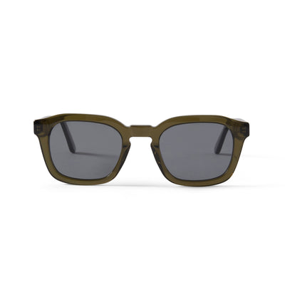 Photo of a pair of Oscar Sun Clear Dark Olive Sun Glasses by FrenchKiwis