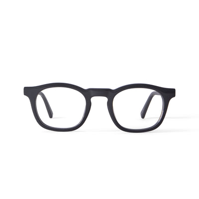 Photo of a pair of Thomas Dark Grey Reading Glasses by FrenchKiwis