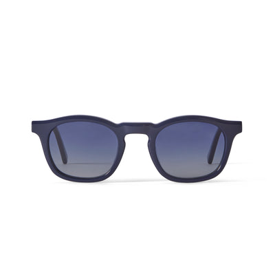 Photo of a pair of Thomas  Sun Dark Blue Cobalt Sun Glasses by FrenchKiwis