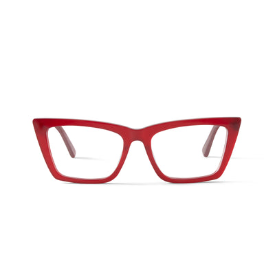 Photo of a pair of Zoé Cherry Reading Glasses by FrenchKiwis