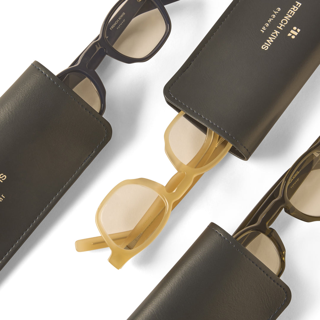 Enzo Sun Clear Olive Sunglasses – FRENCH KIWIS