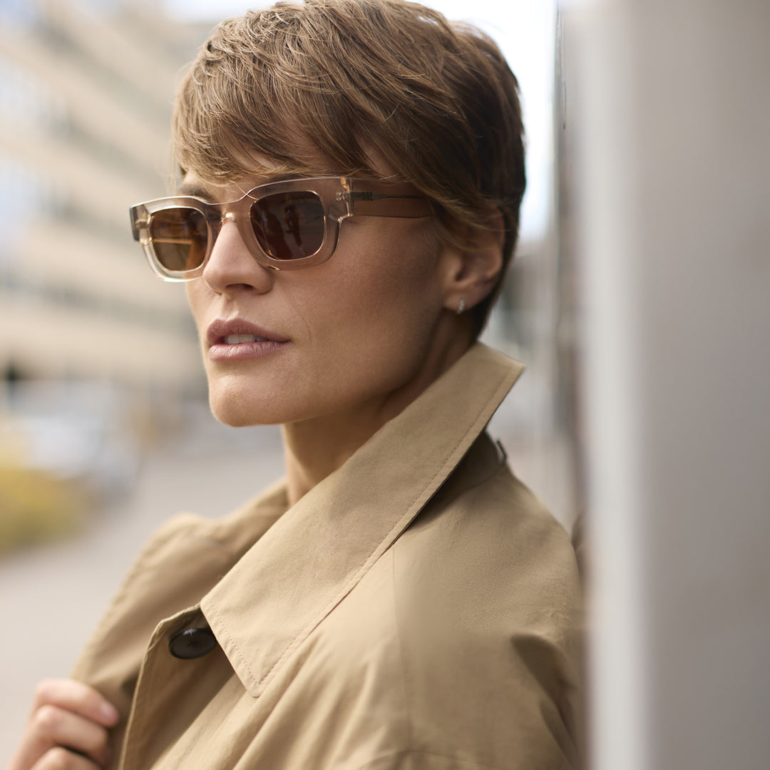 Valentin Sun Clear Mocha Sunglasses – FRENCH KIWIS