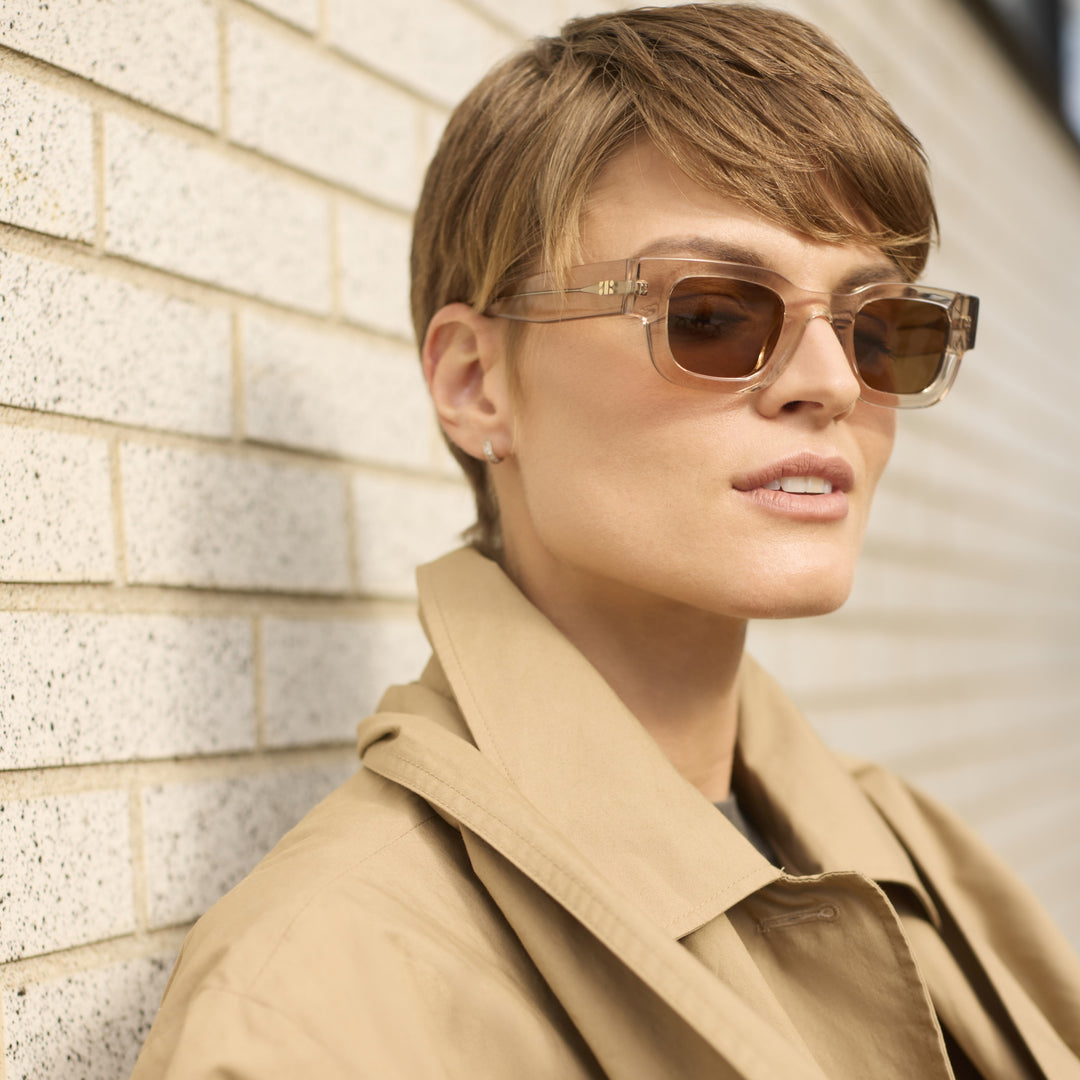 Valentin Sun Clear Mocha Sunglasses – FRENCH KIWIS