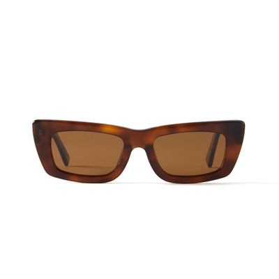 Photo of a pair of Agathe Sun Brown Sun Glasses by FrenchKiwis