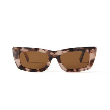 French Kiwis Agathe Sun Women's Chic Blue Sunglasses Front