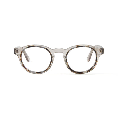 Photo d'une paire de lunettes de lecture Alexis Clear Tan & Onyx Lunettes par FrenchKiwis