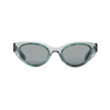 Camille Sun Clear Grey & Teal Marble Sun Glasses
