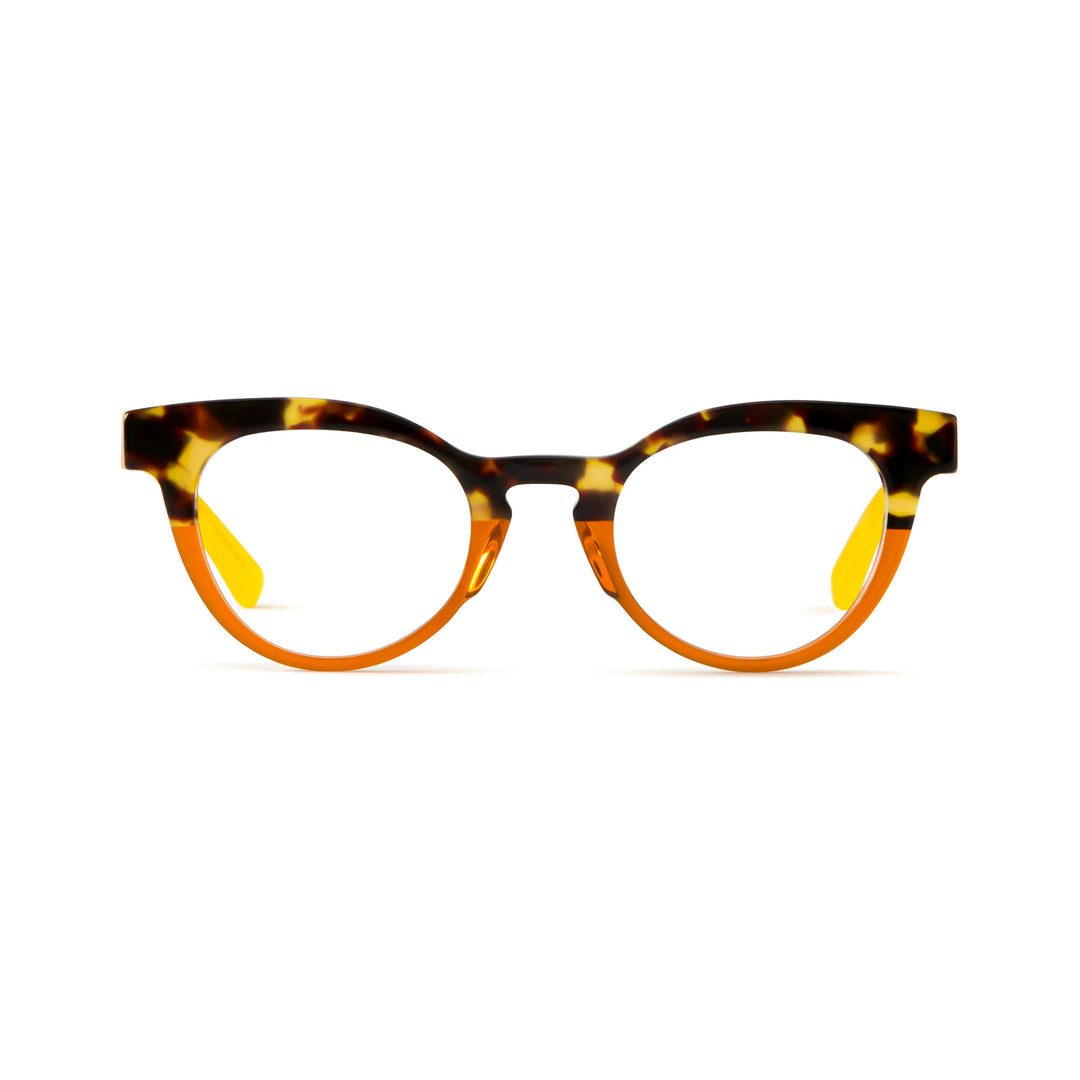 Celine Blue Light Orange Tortoise Blue Light Glasses FRENCH KIWIS