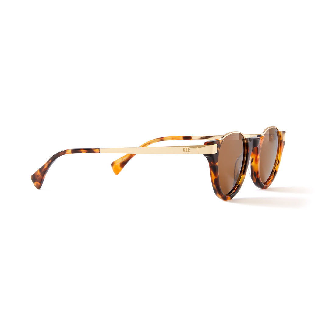 Tortoise gold sunglasses top