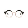 Charlotte Black & Clear Pink Reading Lunettes