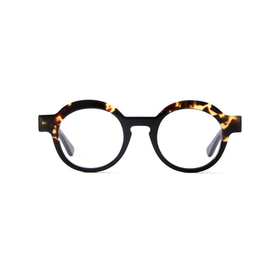 Photo of a pair of Charlotte Black & Tortoise Reading Glasses by FrenchKiwis