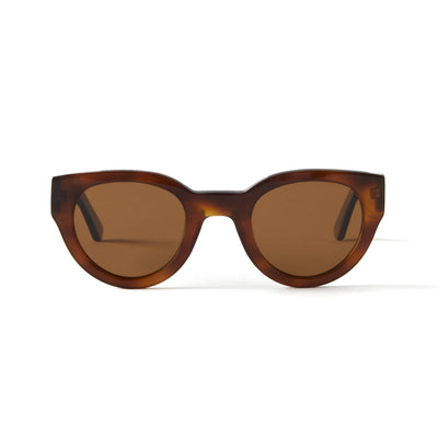Photo of a pair of Florence Sun Brown Sun Glasses by FrenchKiwis