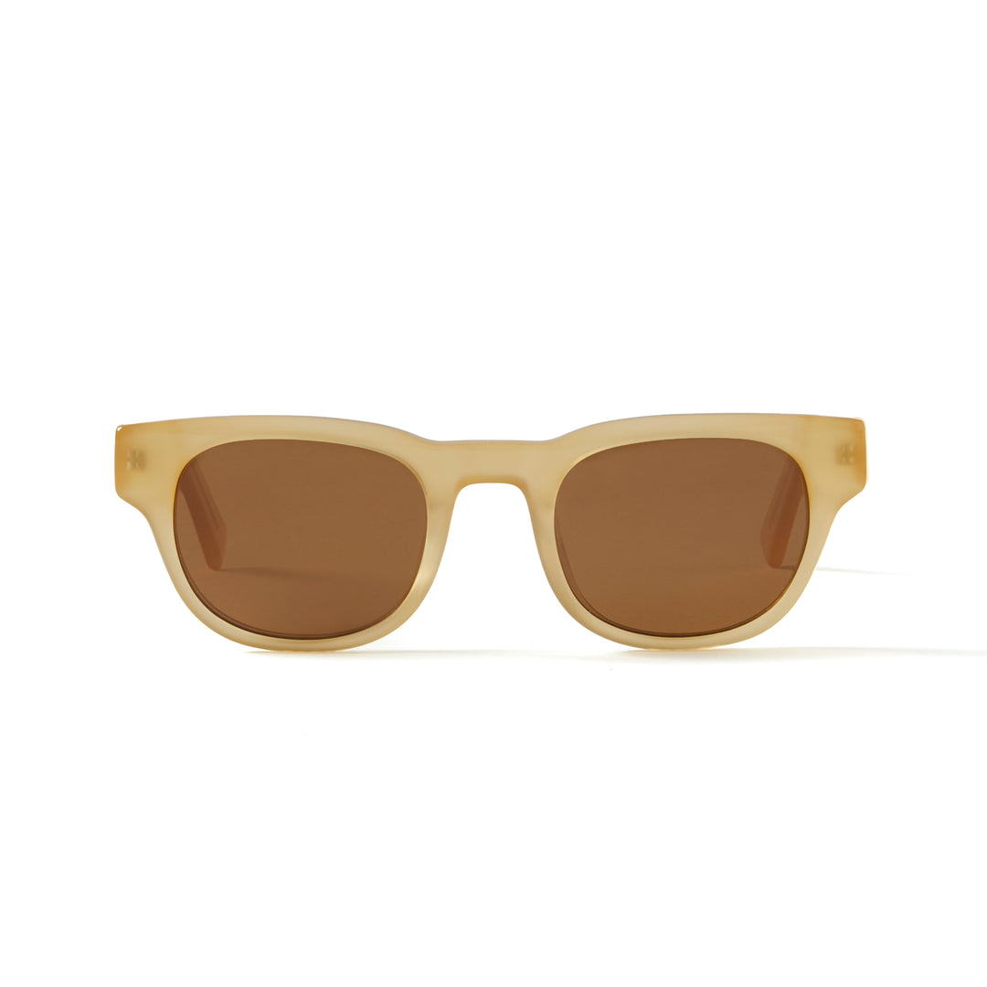 Francis Sun Honey Polarized Sunglasses with Brown Lenses