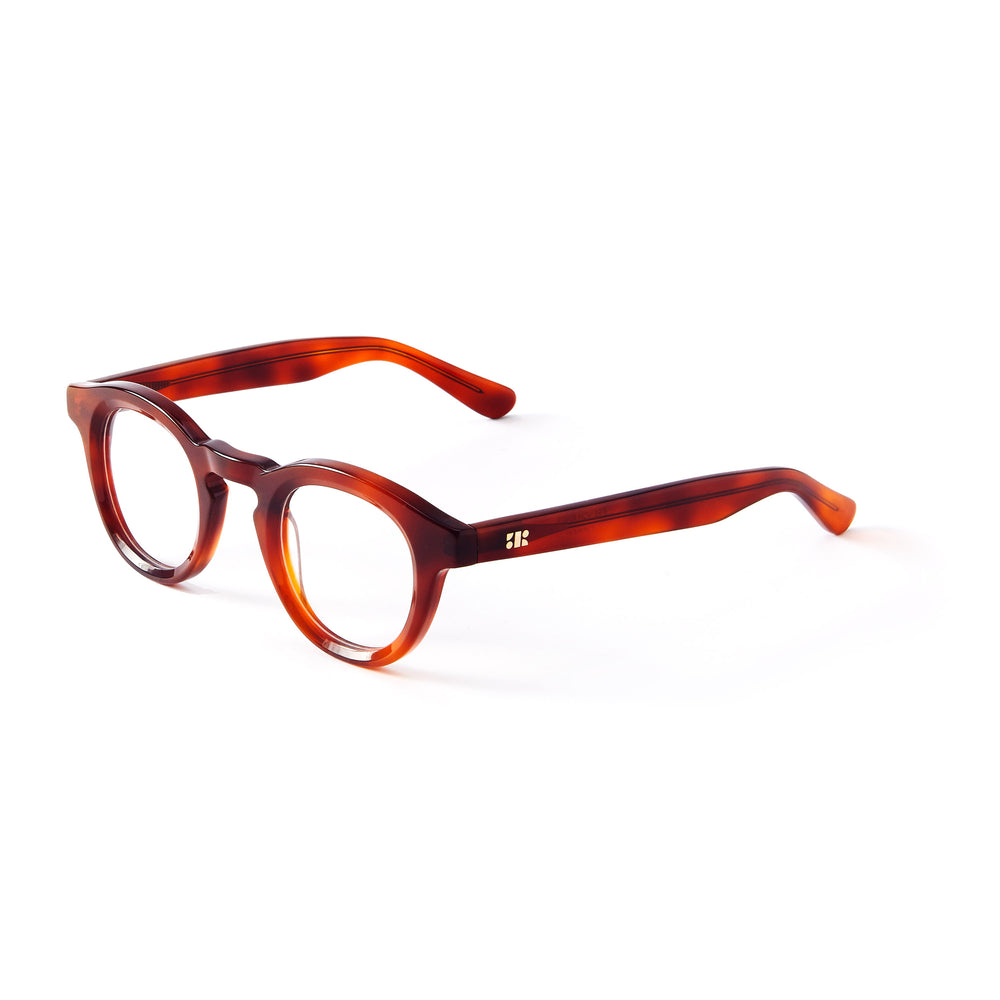 French Kiwis Jude Cognac Best Fashion Reader Eyeglasses Side