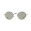 Nicolas Sun Clear Light Grey & Silver Sun Glasses
