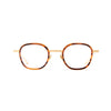 Thierry Blue Light Brown Marble & Mat Gold Blue Light Glasses