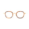Thierry Brown Marble & Mat Gold Reading Glasses