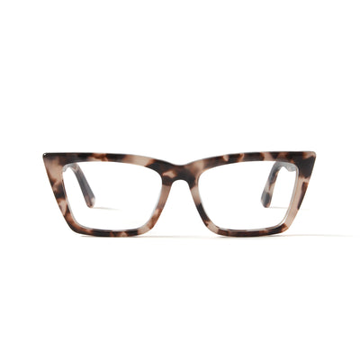 Photo of a pair of Zoé Pink Tortoise Reading Glasses by FrenchKiwis